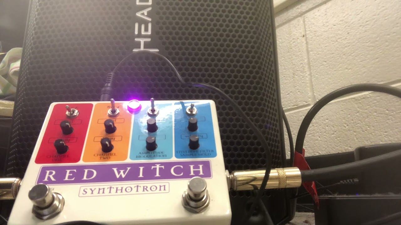 5/9/2022 Experiment #2 Red Witch Pedals Synthotron pedal
