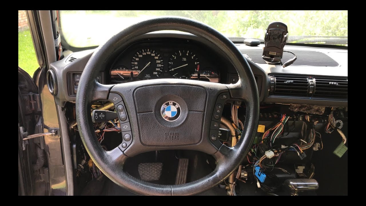 БМВ Е34 Как снять торпеду BMW E34