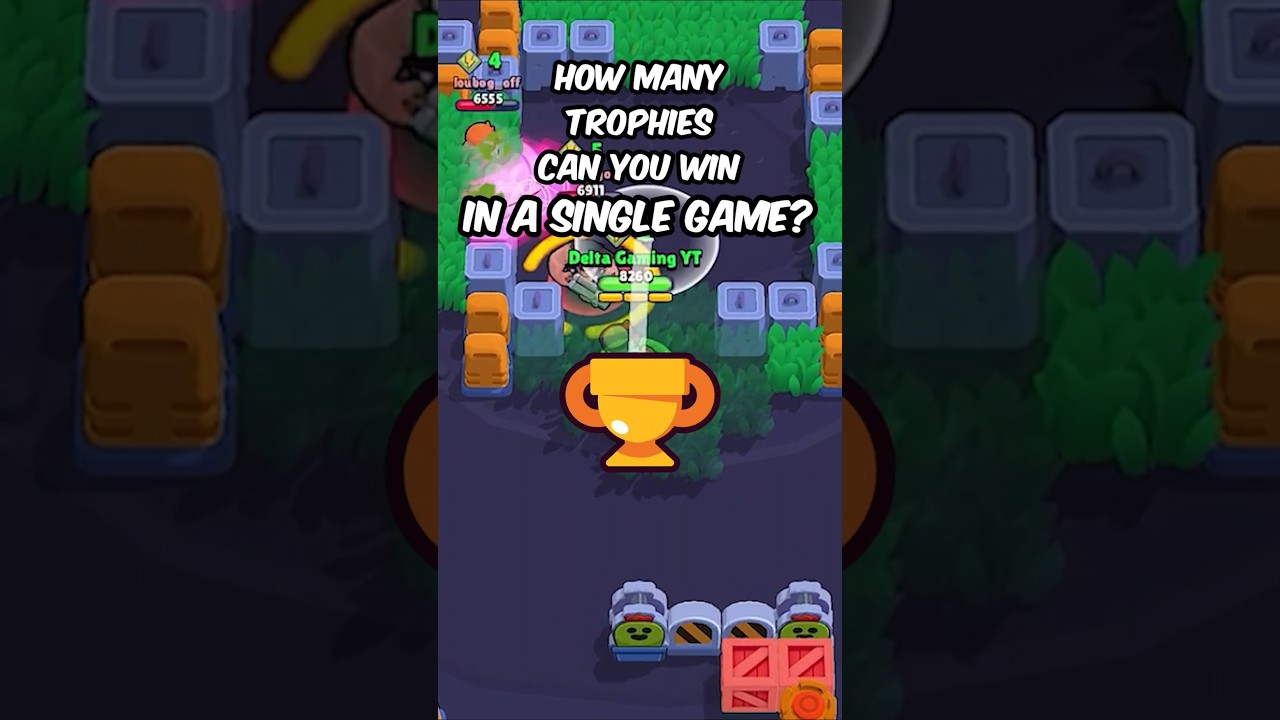 БОЛЬШЕ ВСЕГО ТРОФЕЕВ В ОДНОЙ ИГРЕ! #brawlstars