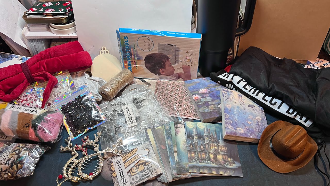 Large TEMU Haul - some Christmas gifts, cat toys and crafting stuff