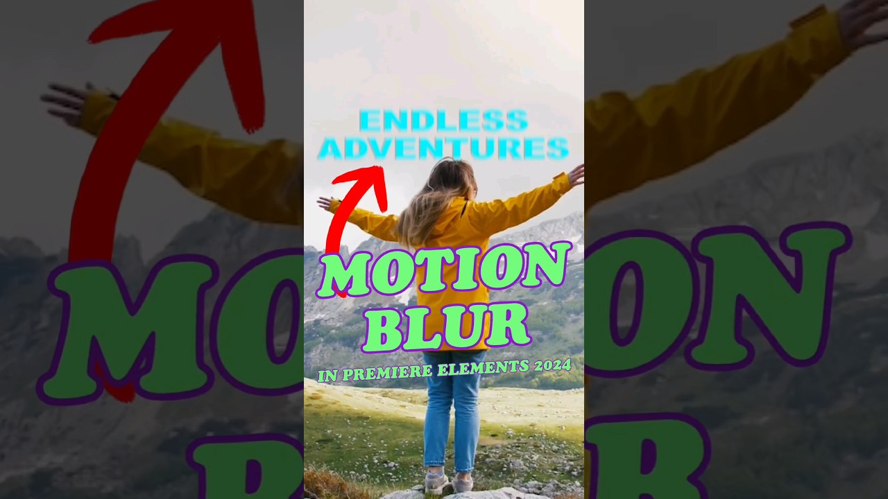 Motion Blur Text Effekt in Premiere Elements ✨ 