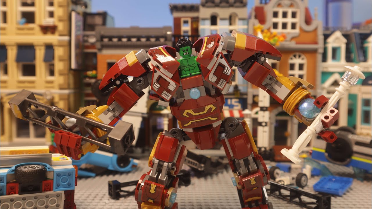 LEGO Avengers 'Hulk in the Hulkbuster' | Stop Motion Animation