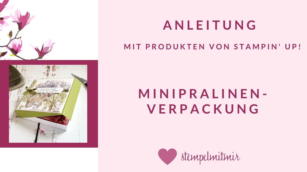 Anleitung Single-fold-Minipralinenverpackung