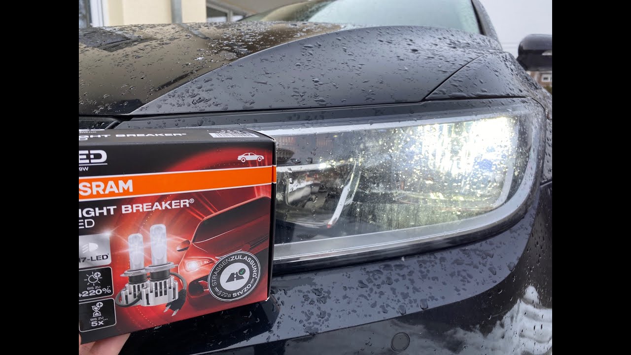VW Passat Variant B8 / OSRAM Night Breaker LED / Nachrüstlicht mit Straßenzulassung