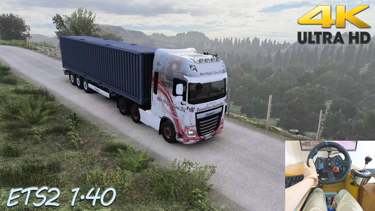 Euro Truck Simulator 2 | ProMods 2.55 Gameplay DAF XF 530 hp | 4K