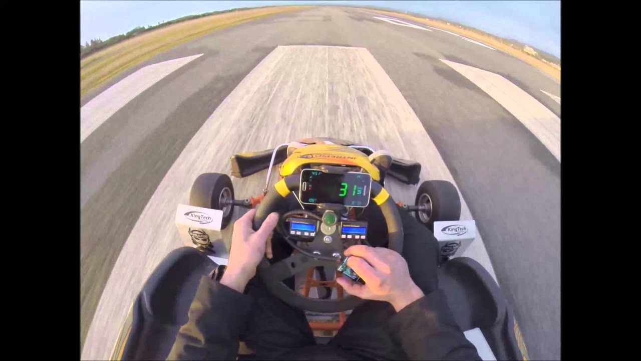twin jet turbine powered gokart