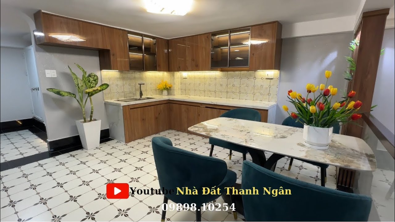 Nhà quận 6 | Nhà đẹp sàn BTCT gần phố ăn uống Hậu Giang và chợ Bình Tây ( ngang 4,1m dài 12m )