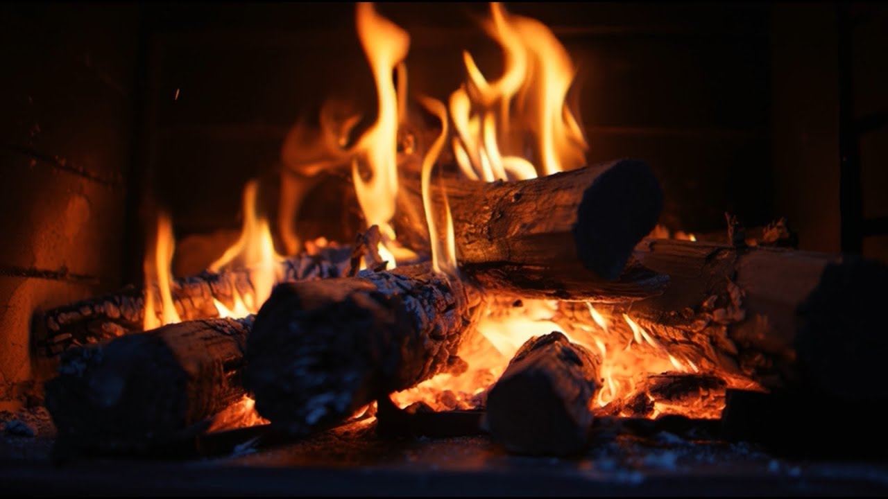 Fireplace Sounds for Sleep – Real Crackling Fire – 10 Hours