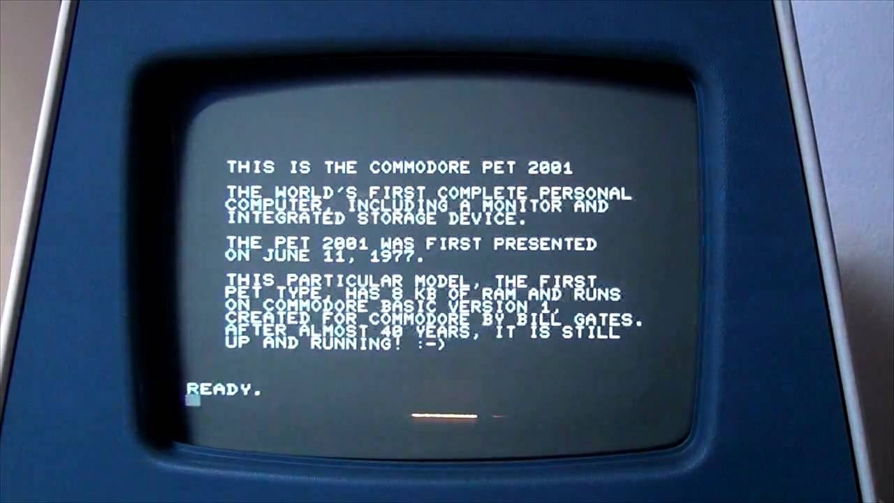1977 Commodore PET 2001