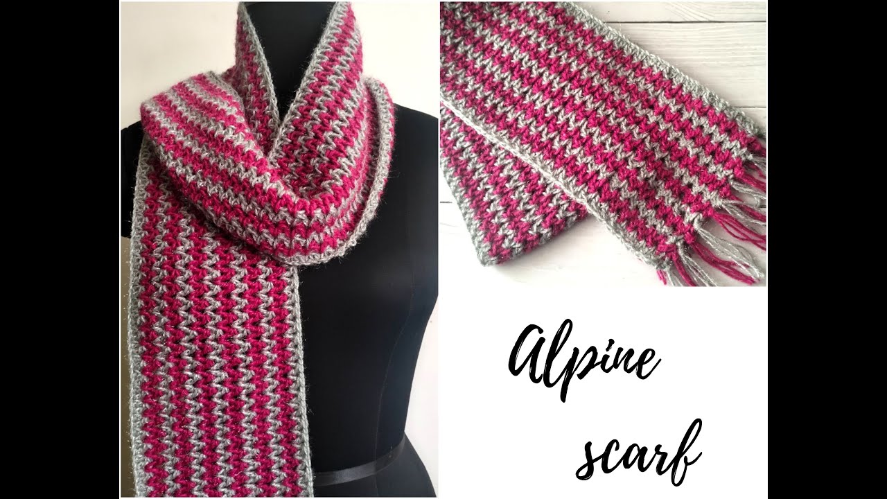 Easy crochet scarf tutorial | beginner friendly crochet scarf