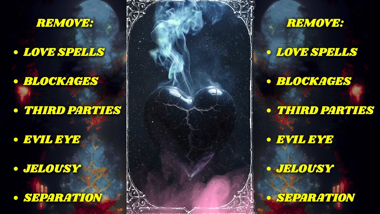 🖤 Black Obsidian Frequency Remove Love Blockages & Clear Third Parties | Powerful Energy Cleanse