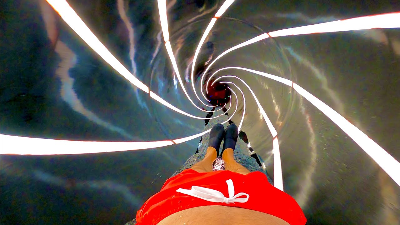 Space Bowl Water Slide at Aquapark Wrocław