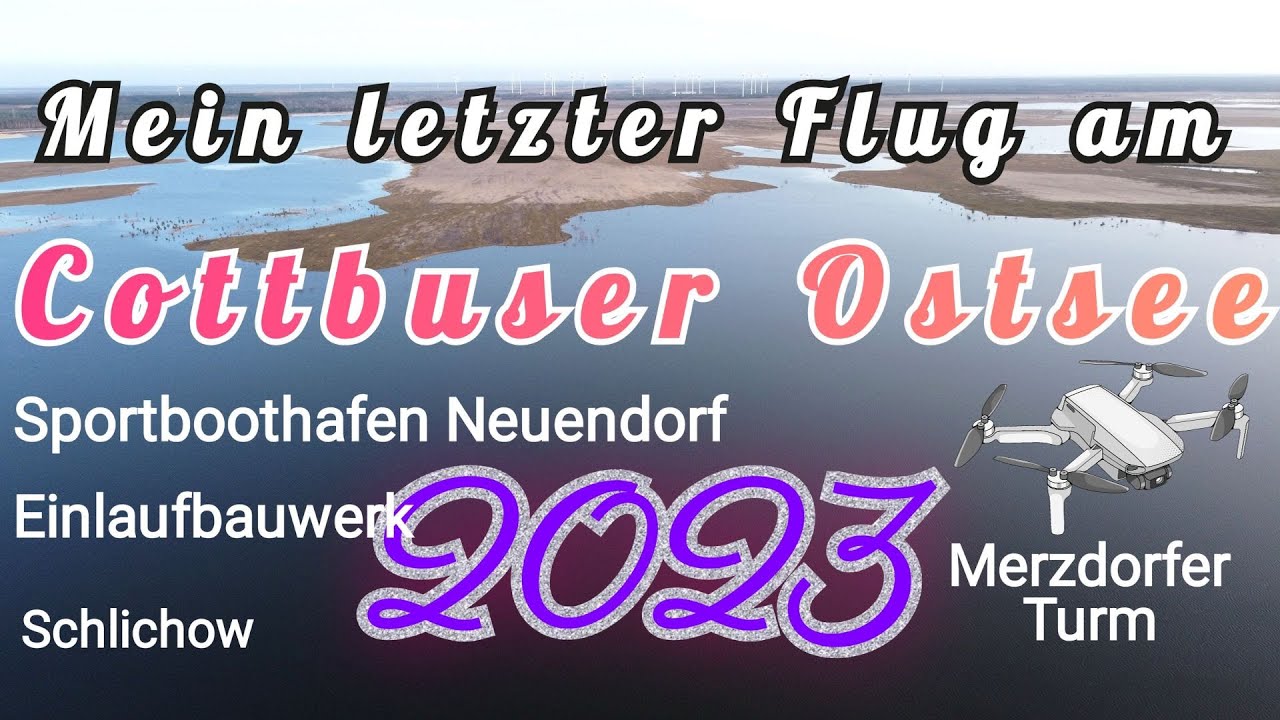 Cottbuser Ostsee am 27.12.23 / Letzter Flug 2023