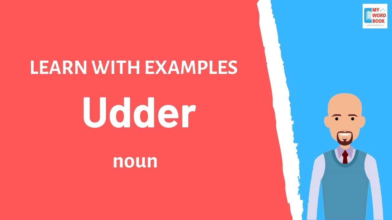 Udder | Meaning with examples | Learn English | My Word Book