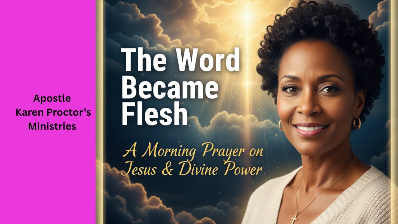 The Word Became Flesh: A Morning Prayer on Jesus and Divine Power | Karen Proctor's Ministries