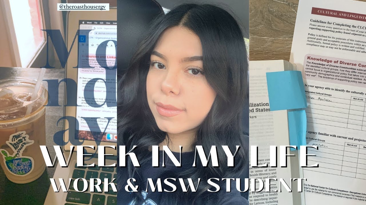 a week in my life as a grad student: assignments, easy meals, working part-time