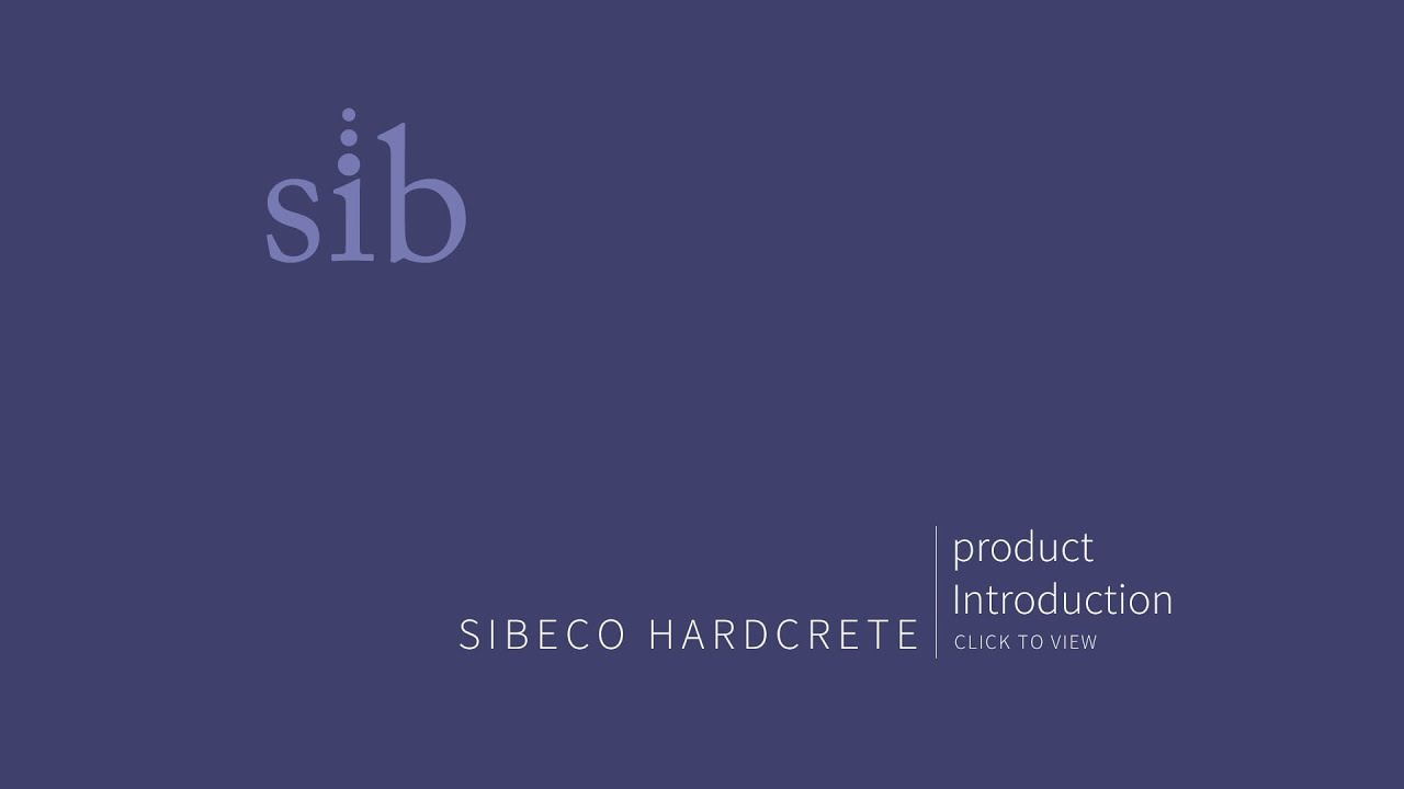 SIBECO HARDCRETE - Application process