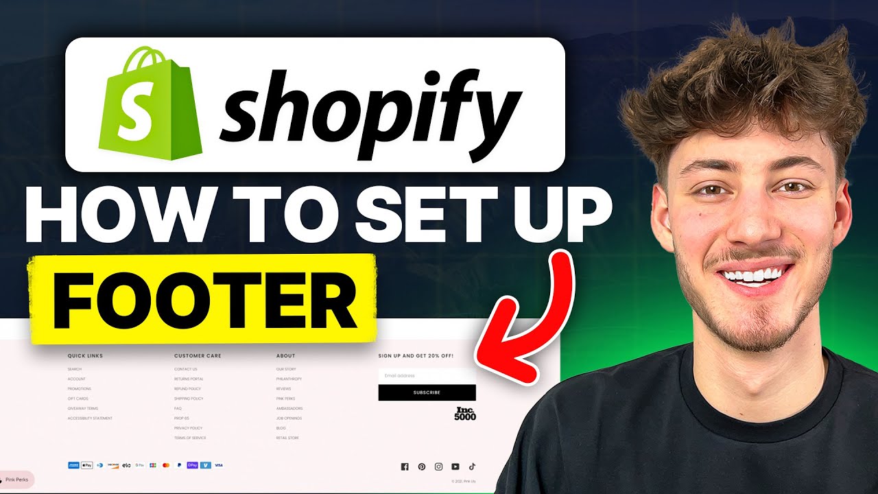 Как настроить нижний колонтитул в Shopify (обновленное руководство 2026 года)