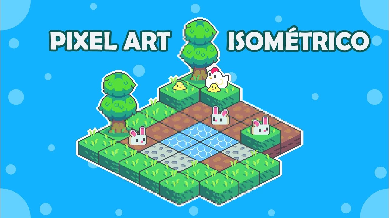 🎨🔥Cómo hacer pixel art ISOMÉTRICO | Cubos 3D 🤔
