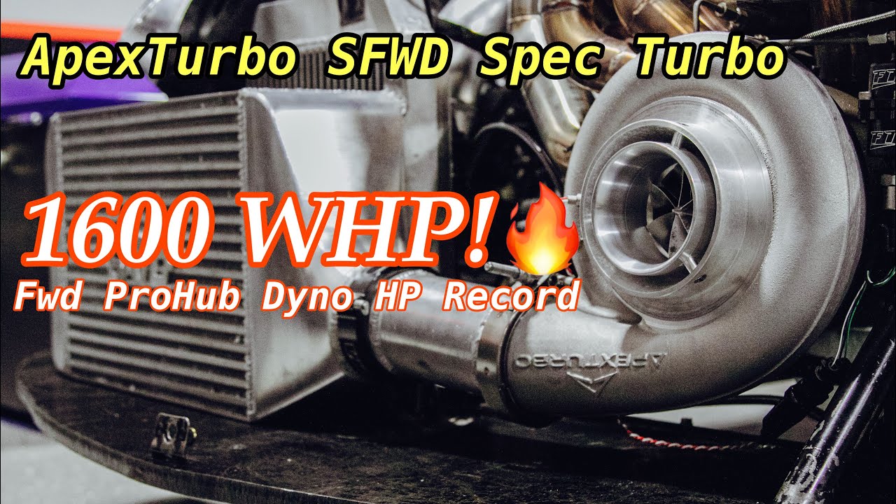 1600 WHP Civic Dyno Session | SFWD spec Turbo от ApexTurbo