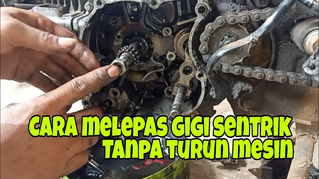 Cara Melepas/Ganti Gigi Sentrik Jupiter Tanpa Turun Mesin