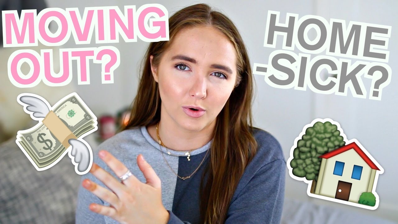 How I Moved Out at 17! Tips For Moving Out | Kenzie Elizabeth