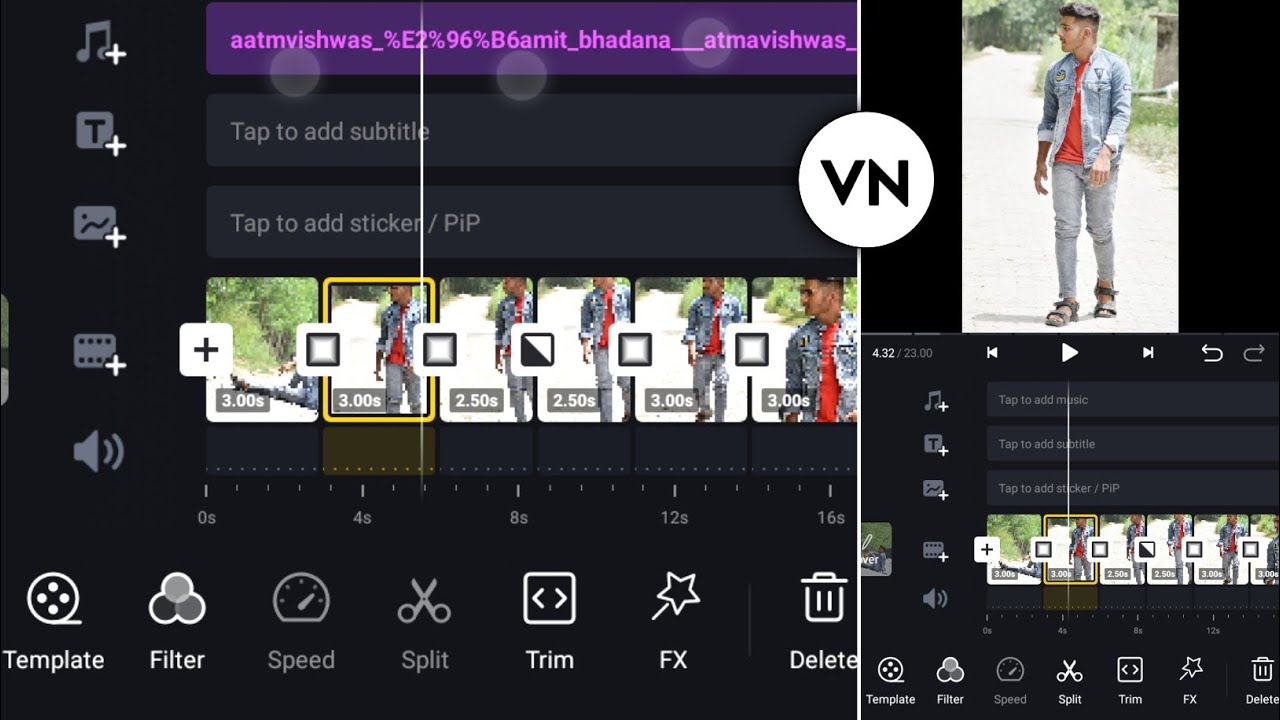How To Make Speed Photo Video Editing In VN | VN speed photo video editing | VN Editor app tutorial