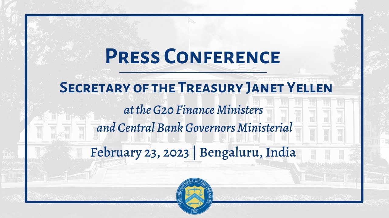 Press Conference | Secretary Janet Yellen at the G20 Finance & Central Bank Ministerial