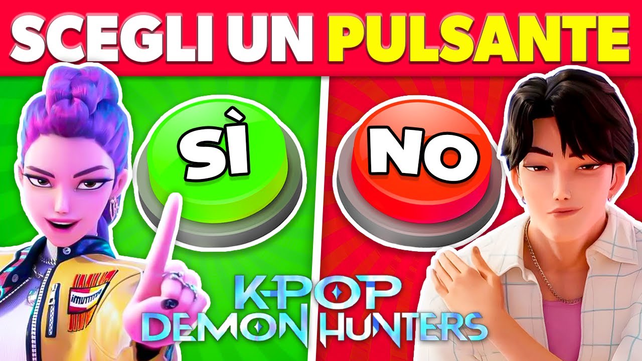 Scegli un pulsante! Edizione KPOP Demon Hunters 🟢 SÌ o NO 🔴