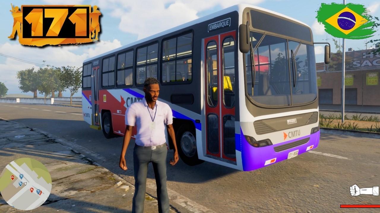 💥VIREI MOTORISTA DE &Ocirc;NIBUS🤑171🔥GTA BRASILEIRO MELHOR QUE Brasil Tuning🔴171 UPDATE, jogo brasileiro