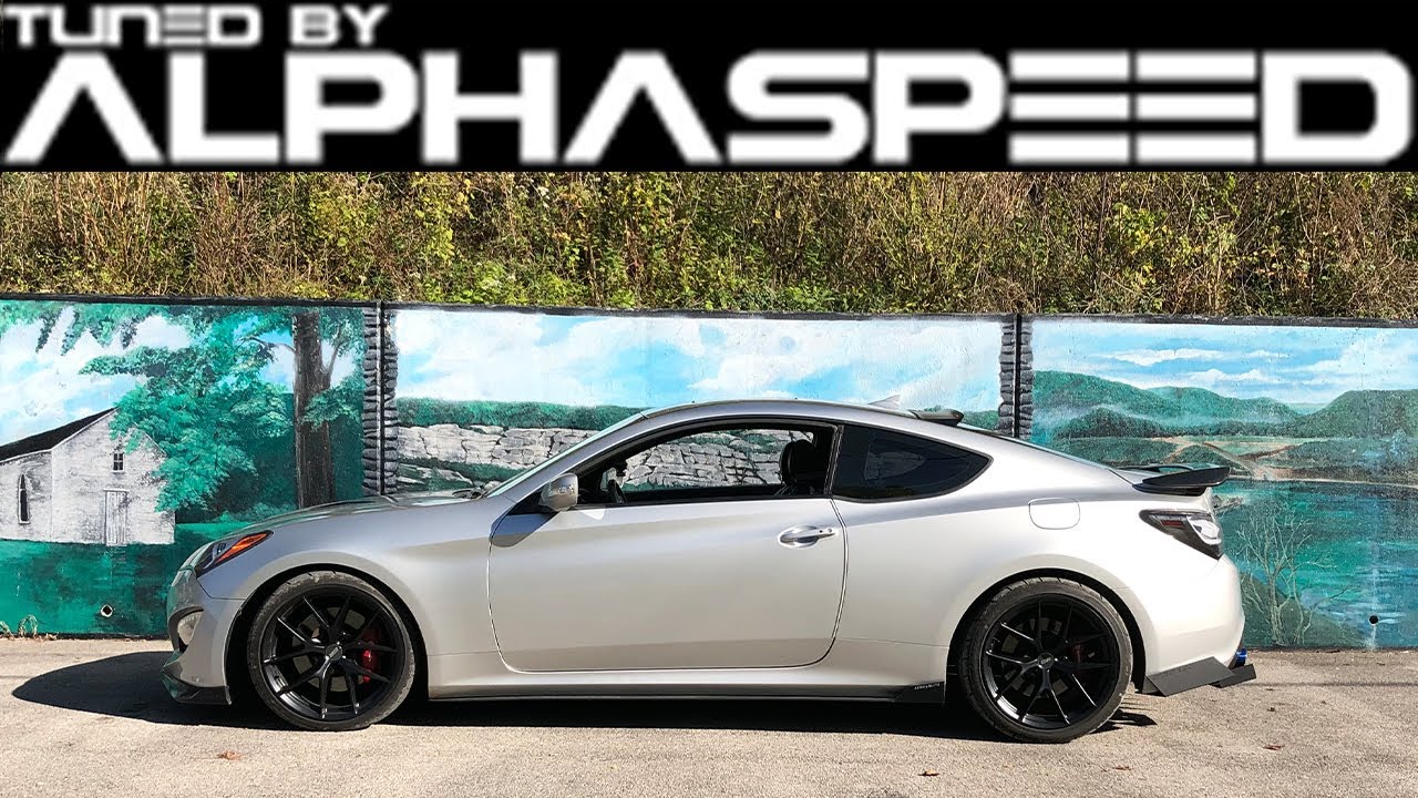 Genesis Coupe 3.8 Custom AlphaSpeed Tune Install!