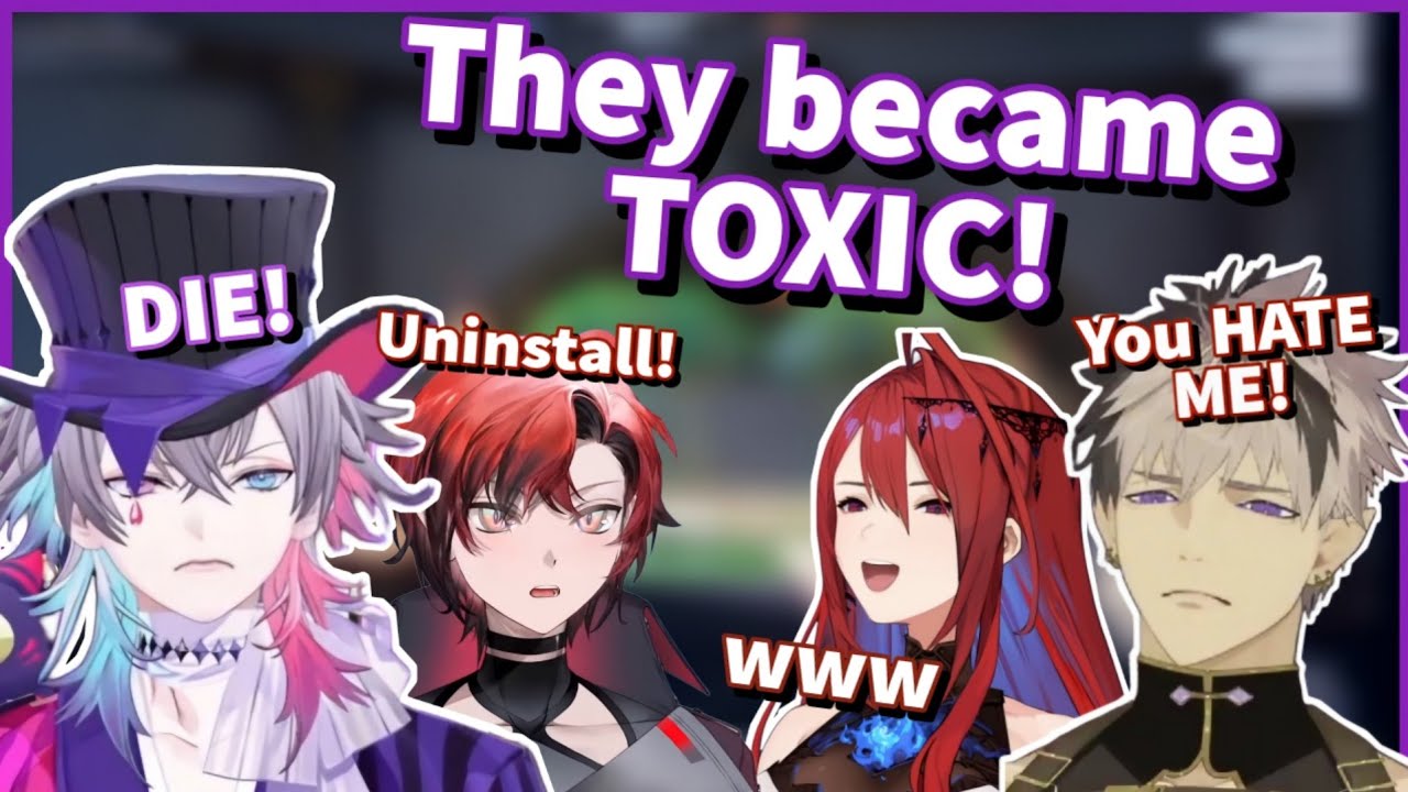 The Stars boys become really TOXIC when they play THAT GAME!【Hololive EN | Holostars EN】