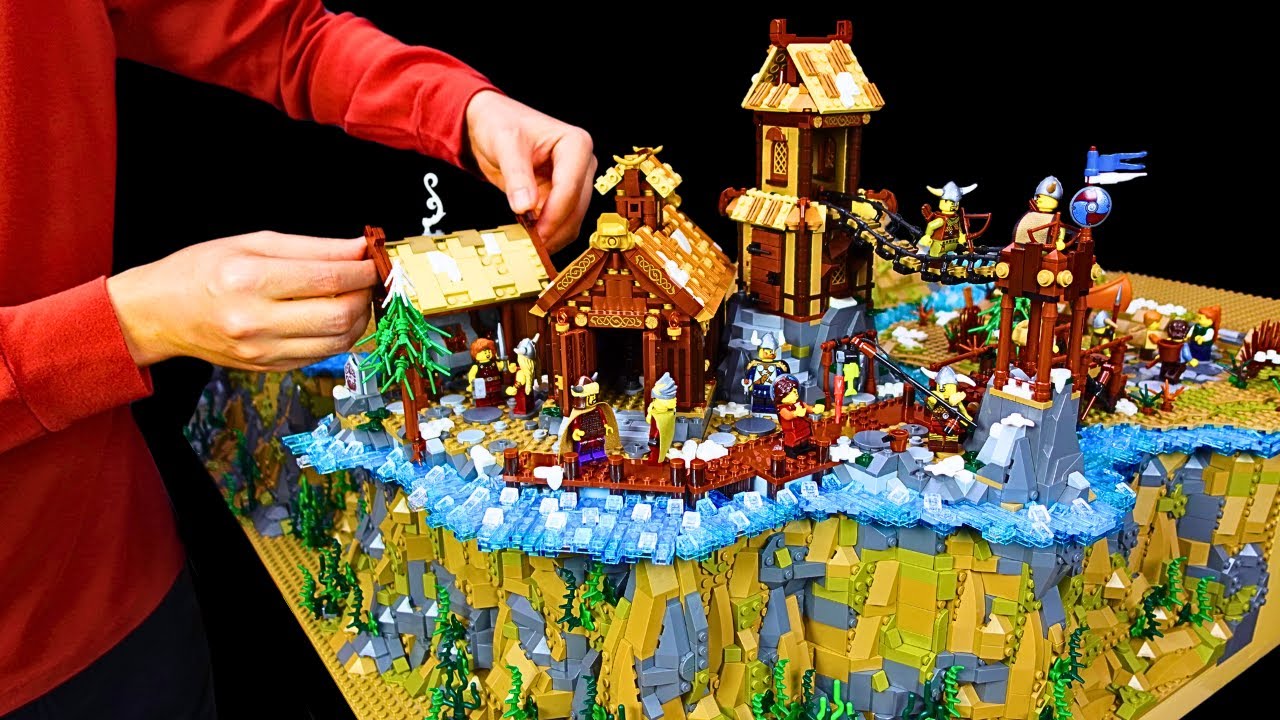 Building Terrain for the Lego Viking Village Set