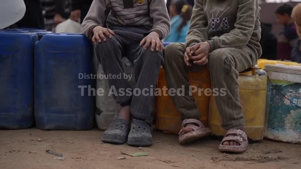 Many displaced Palestinians still relying on charity kitchens for food in Gaza