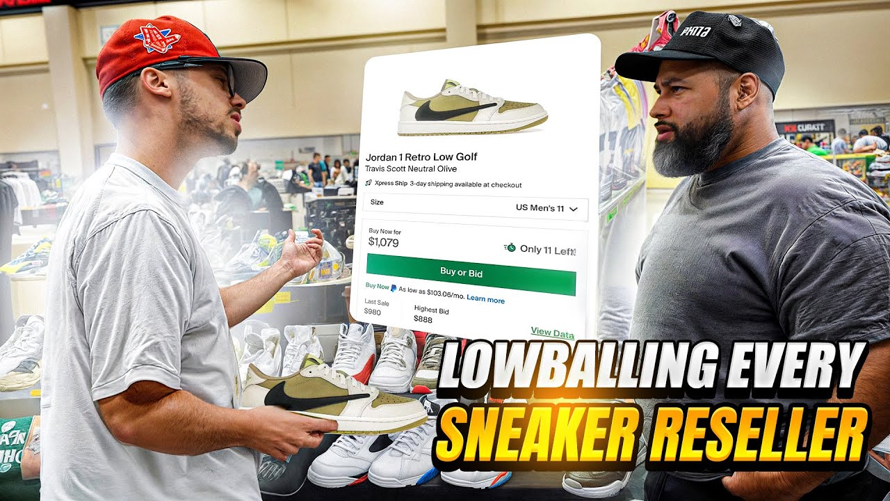 Lowballing EVERY Sneaker Reseller I Meet At SneakerCon!