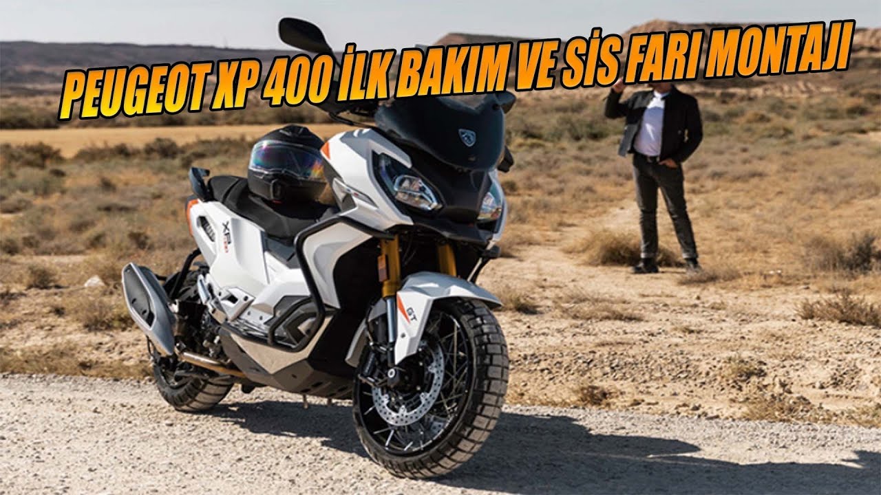 Peugeot Xp400 İlk Bakım ve Sis Farı Taktırma #Vlog