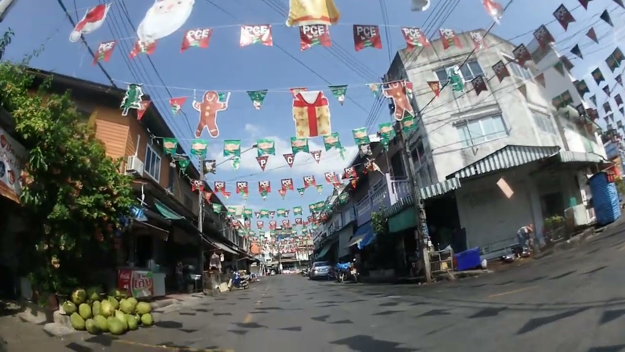Surat Thani 🇹🇭 — Uncut Walking Through Thailand part 198