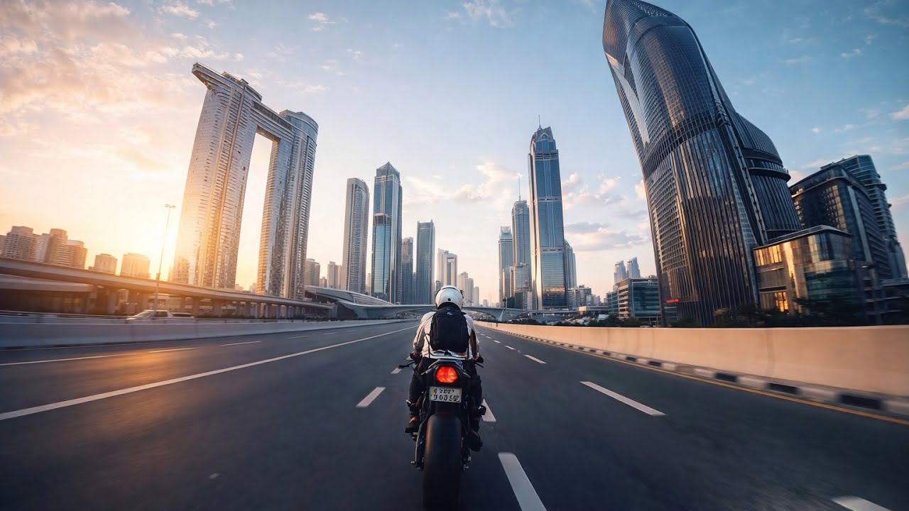 Dubai Dream Mode | Sheikh Zayed Road Morning Ride