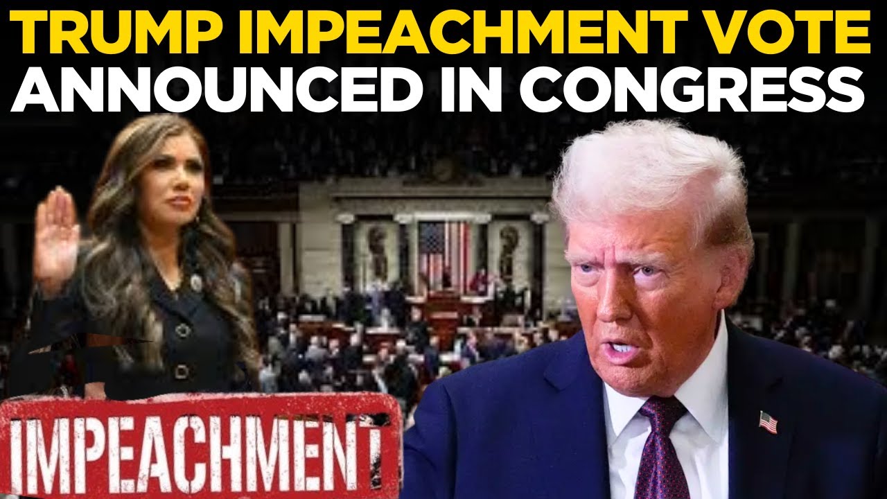 US Congress LIVE: Explosive Trump Impeachment Vote Lands in House | Trump Impeachment | US News LIVE