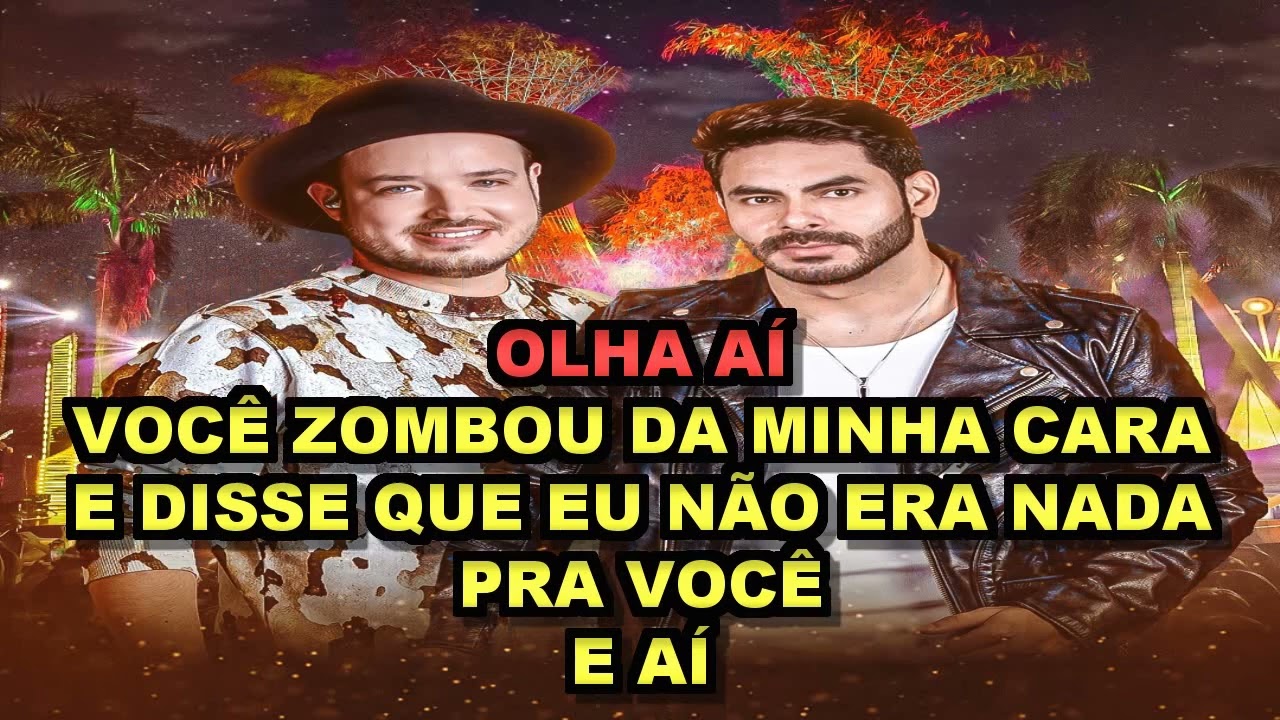 Me Conta O Resto - Israel & Rodolffo ( Karaoke) Ano: 2014