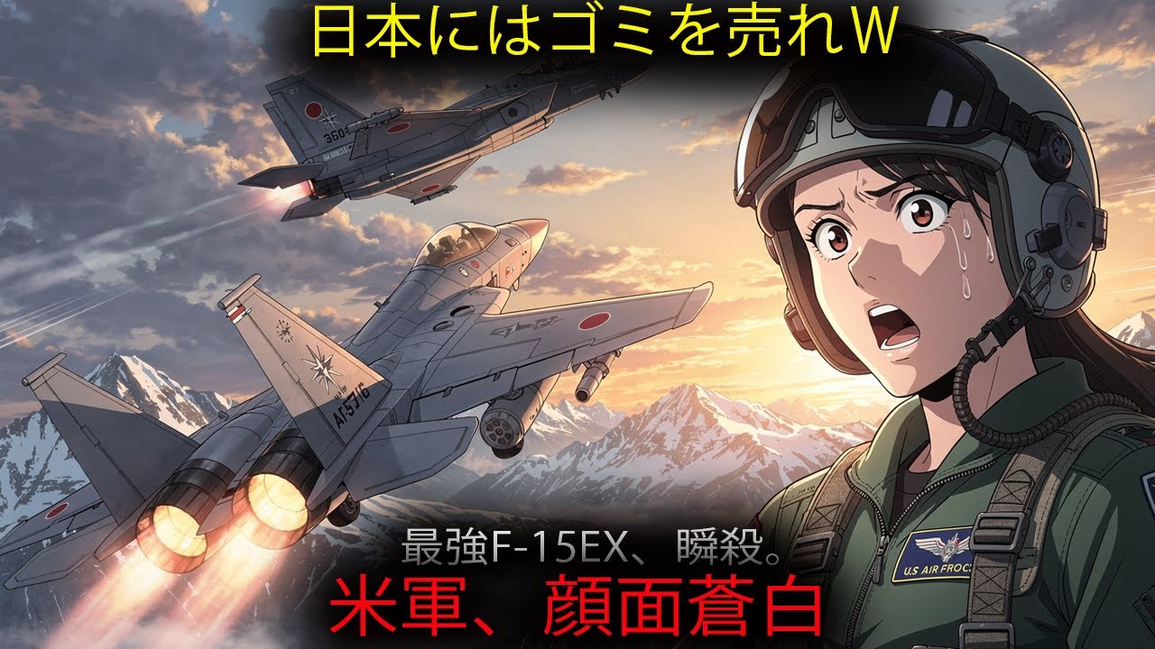 【海外の反応】米軍が「欠陥機」と嘲笑した空自F-35Aが、最新鋭F-15EXを沈黙させた40秒間の記録：アラスカ模擬空戦で見せた日本の整備力