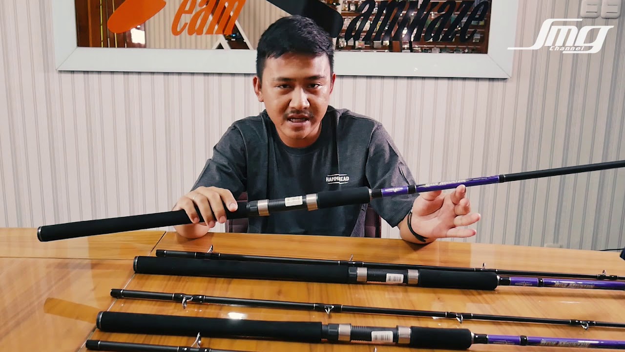 Sadis ! Hammerhead Blue Mountain joran kuat panjang sampe 3 meter.