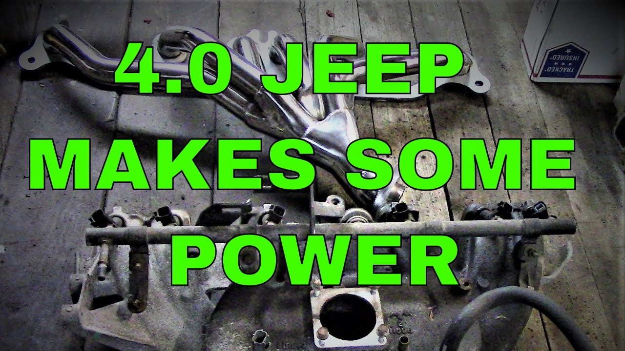 Модернизированный впускной коллектор и гоночный коллектор Blackhorse на Jeep Grand Cherokee 4.0, ...