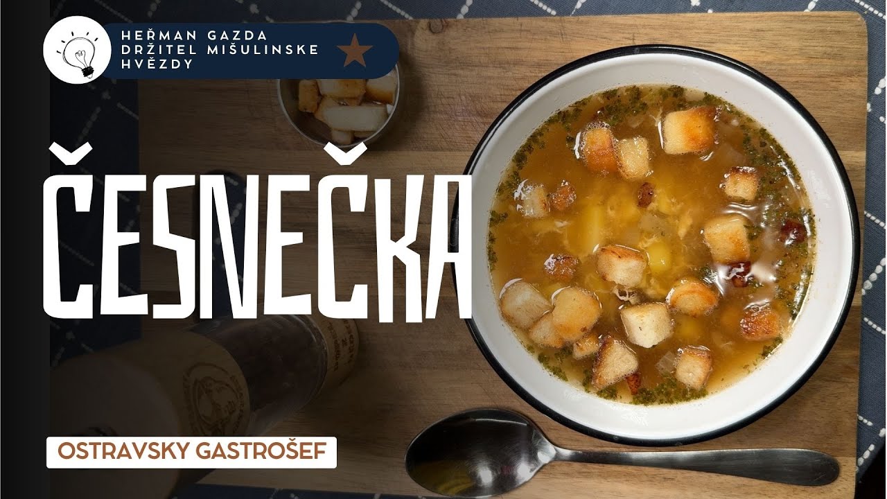 ČESNEKOVÁ POLÉVKA kterou už nebudeš dělat jinak!