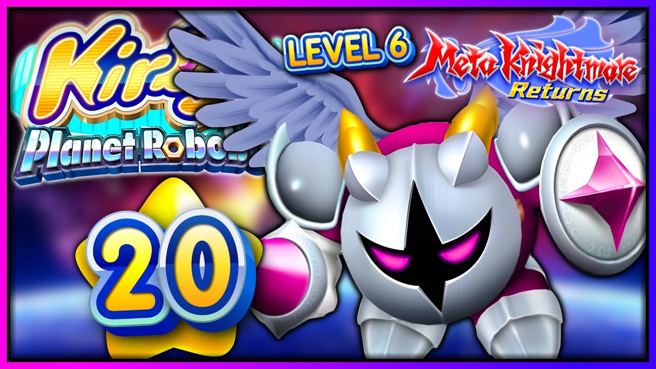 FINALE & NEUE BOSSE in Albtraumeta-Knights Rückkehr! (Level 6) ⛓ KIRBY PLANET ROBOBOT [#20]