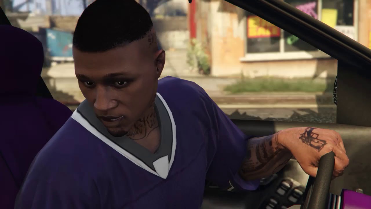 GTA 5 Movie 2017 - Family Story Part 4 (Ballas Story - 1)