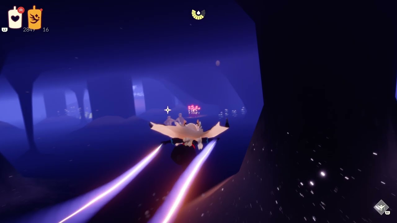  Alley Ice Rink flying with wing lights 