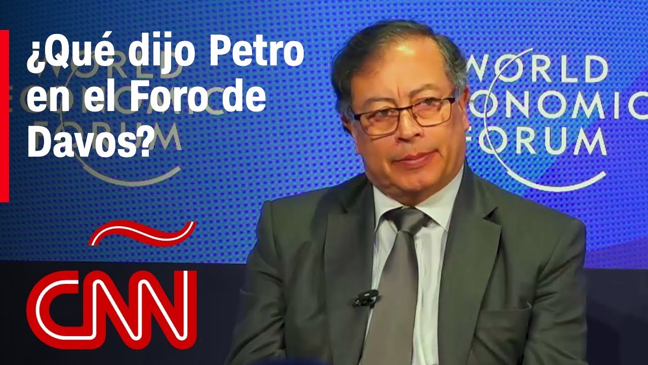 Los discursos de Gustavo Petro en el Foro de Davos 2024
