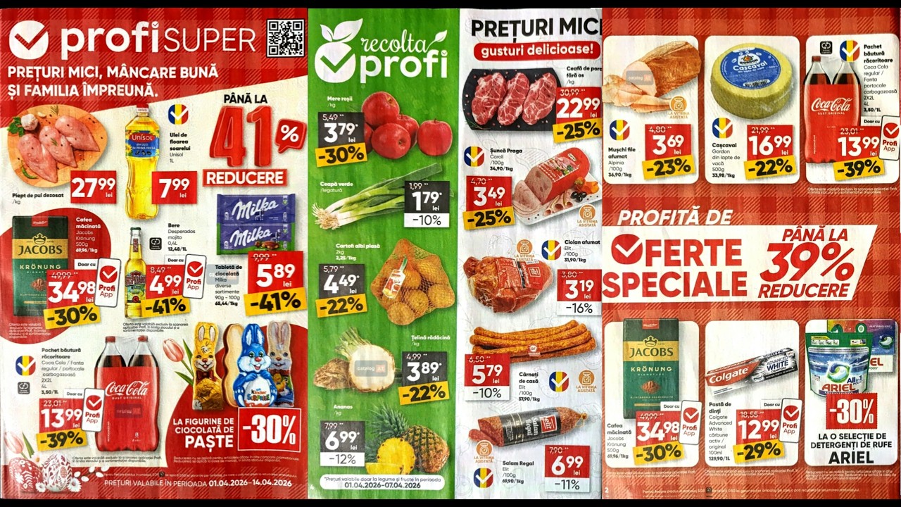 Pliant Postal Profi Saptamana Viitoare 1-14 Aprilie 2026