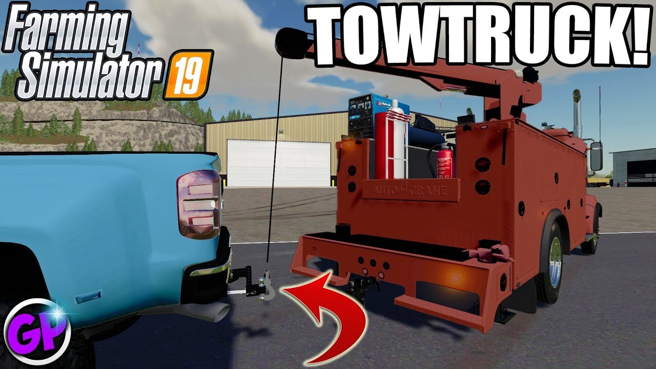 TOW TRUCK FARMING SIMULATOR 2019 TOWTRUCK MOD FS19 EXPENDABLES MODDING FARMING SIMULATOR 19 FARM SIM
